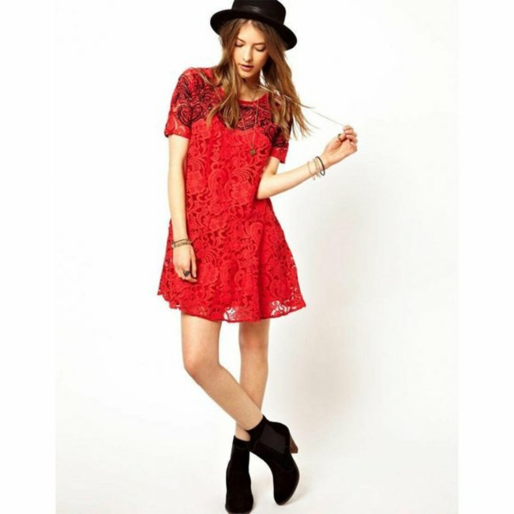 Free People Beautiful Dreamers Lace Dress